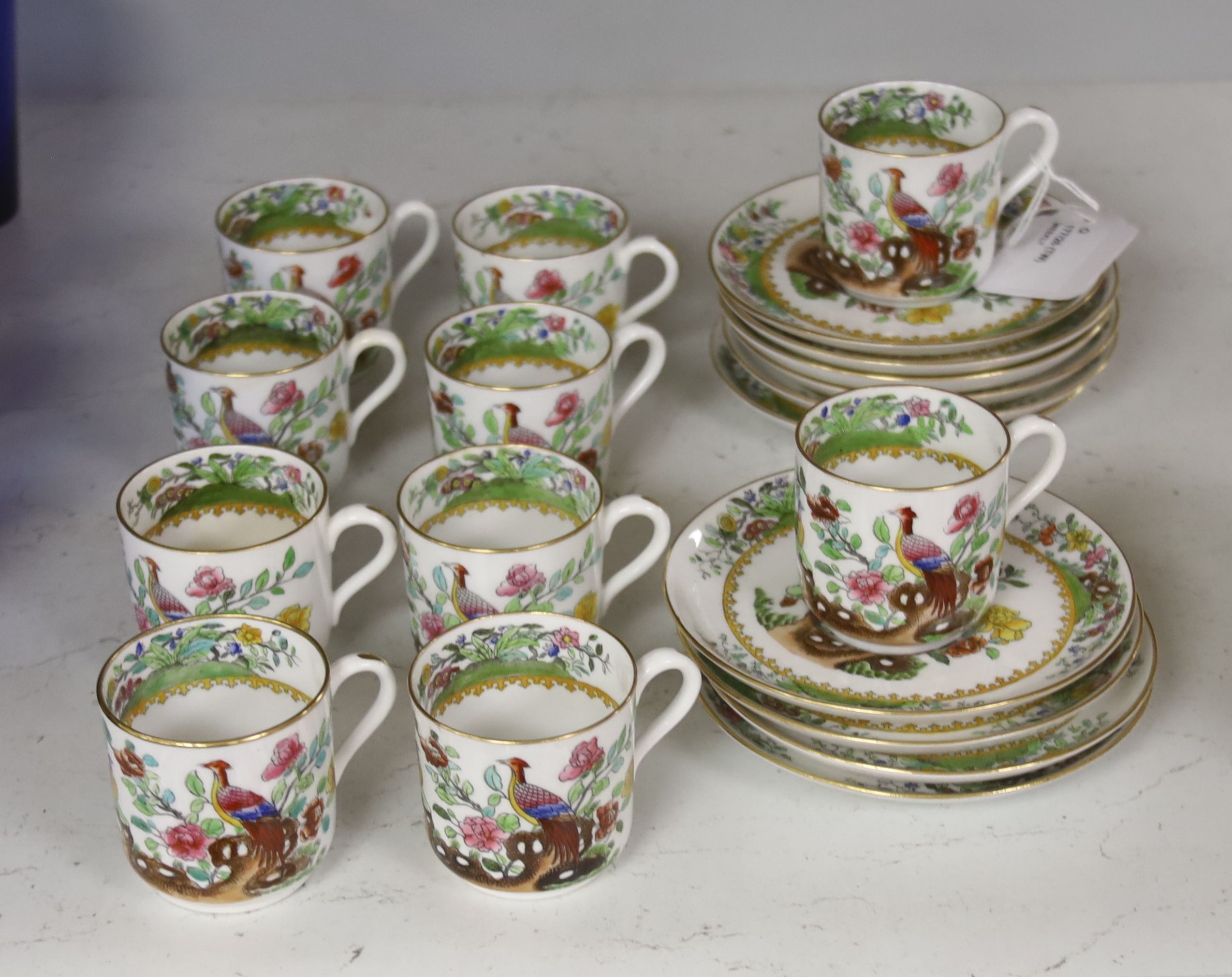 A Copeland Spode for Waring & Gillow 'Asiatic Pheasant' pattern part coffee service